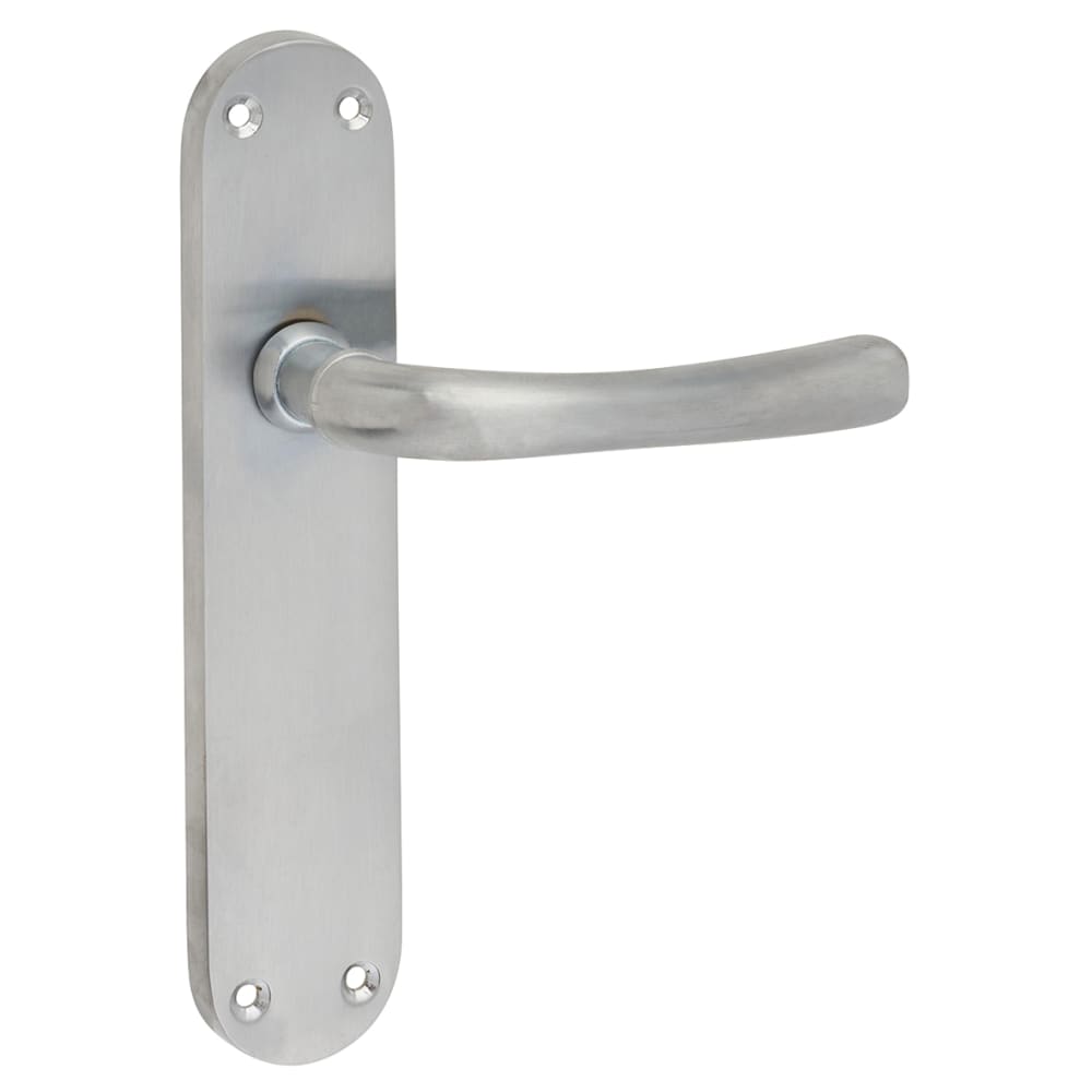 Touchpoint Sassari Latch Door Handle - 182 x 39mm - Satin Chrome