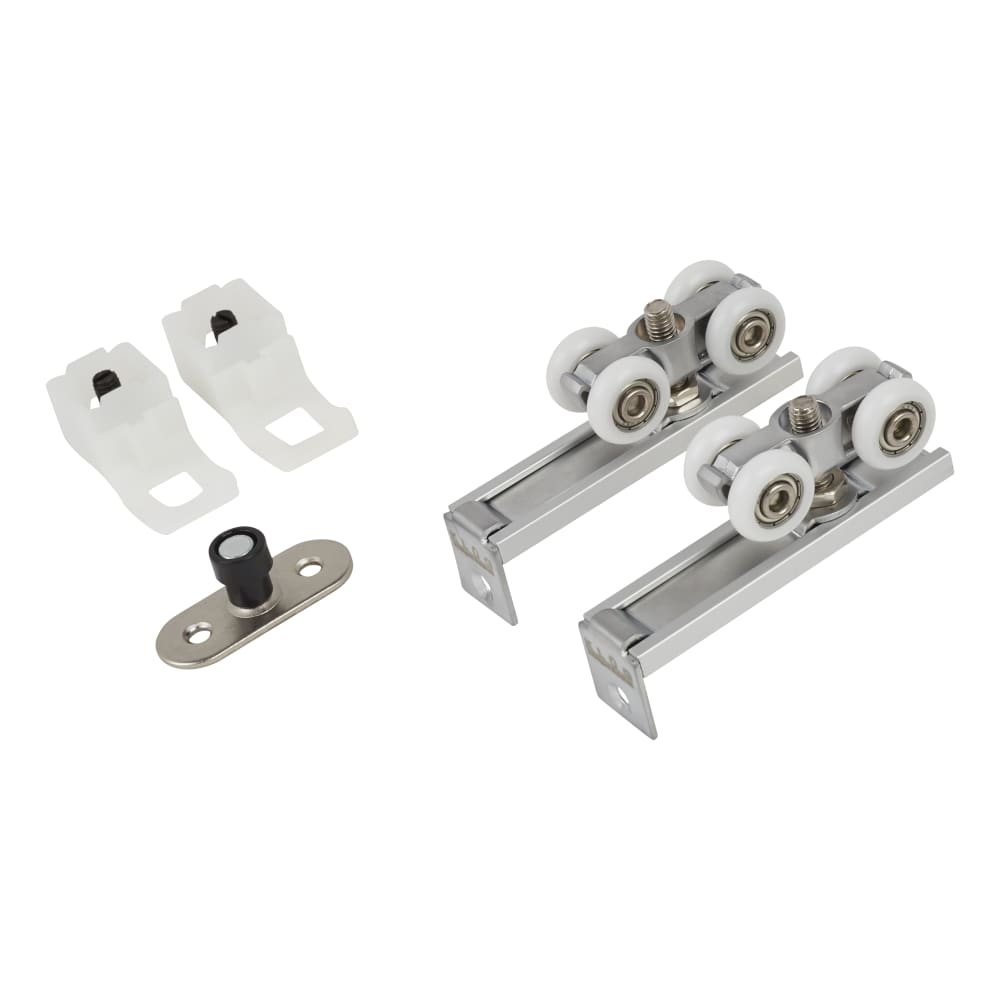 Klug Straight Sliding Door Gear Fittings Pack - 40kg Max Door Weight
