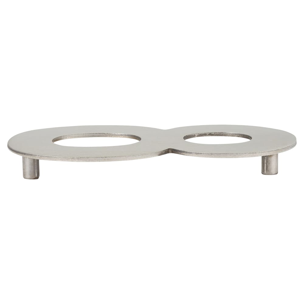 Altro 100mm Concealed Screw Fix Door Numeral - 8 - Satin Stainless Steel