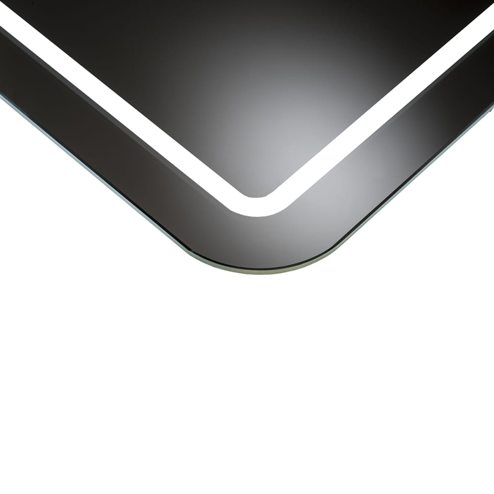 Croydex Flexi-Fix Chawston 12.5W LED Bathroom Mirror - Touch Sensitive & Demister - 580 x 380 x 25mm