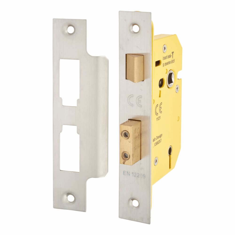 Altro 5 Lever Sashlock - 65mm Case - 44mm Backset - Satin Stainless Steel