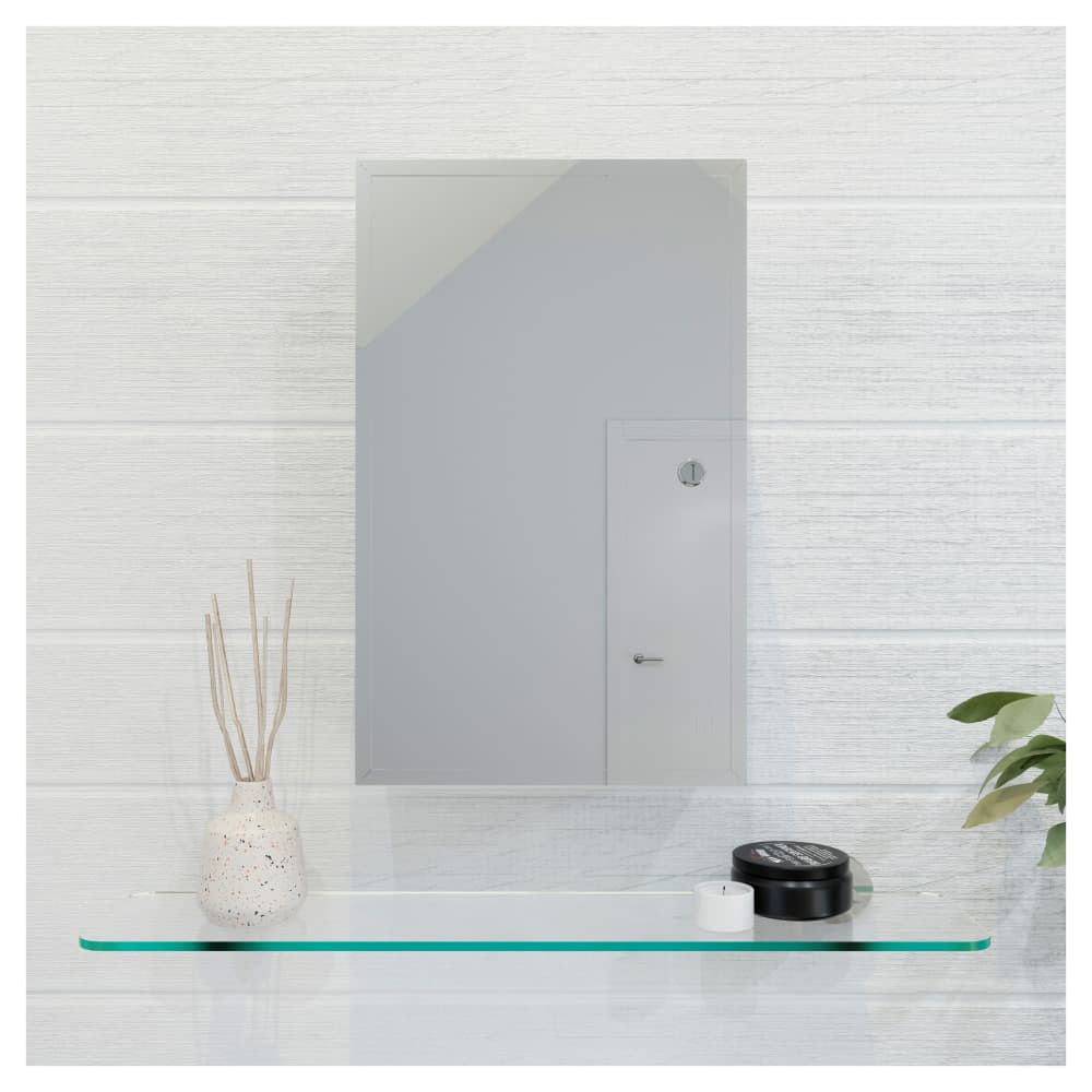 Croydex Trent Lockable Medicine Cabinet - 400 x 250 x 130mm - Stainless Steel