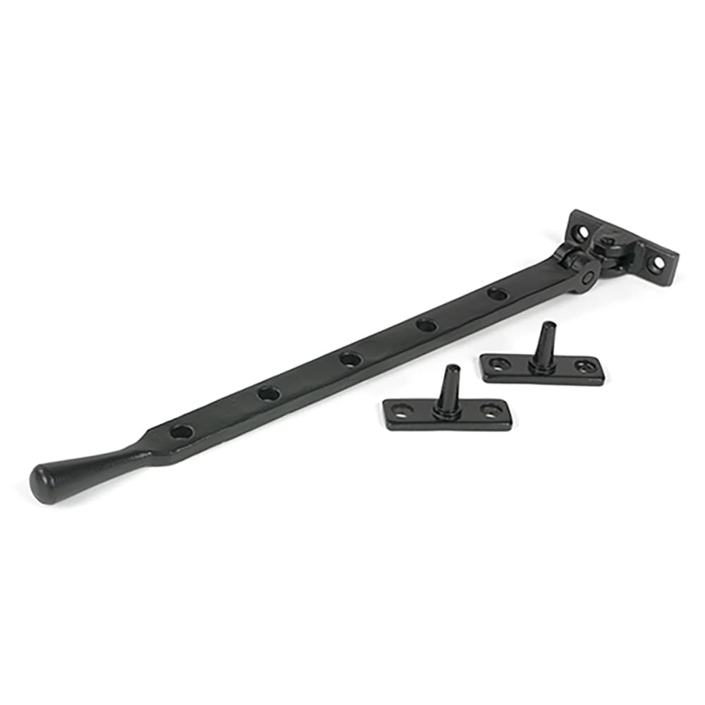 From The Anvil Newbury Casement Window Stay - 12"/300mm Length - Matt Black