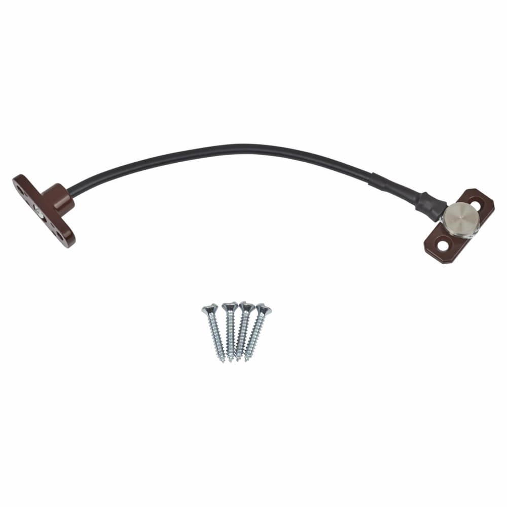Jackloc Perma Permanent Fixed Cable Window Restrictor – Brown 