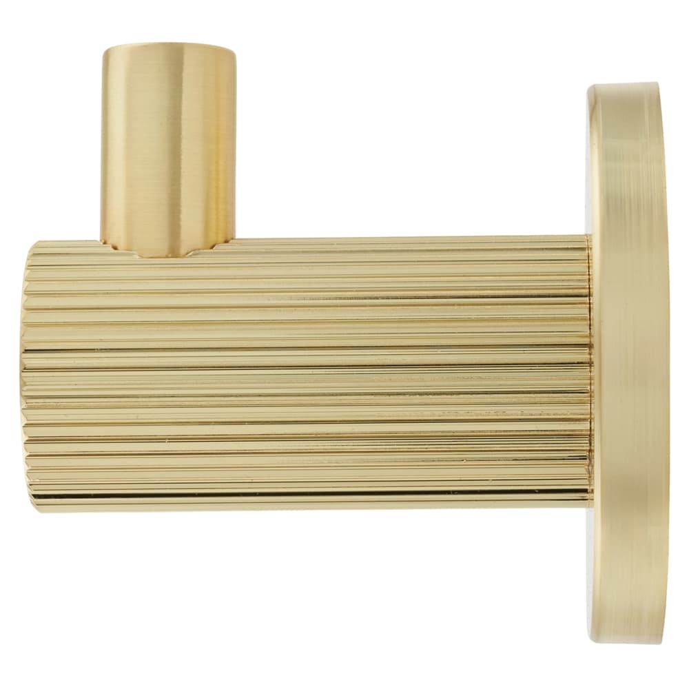 Altro Lines Single Coat Hook - 50 x 25mm - Satin Brass ...