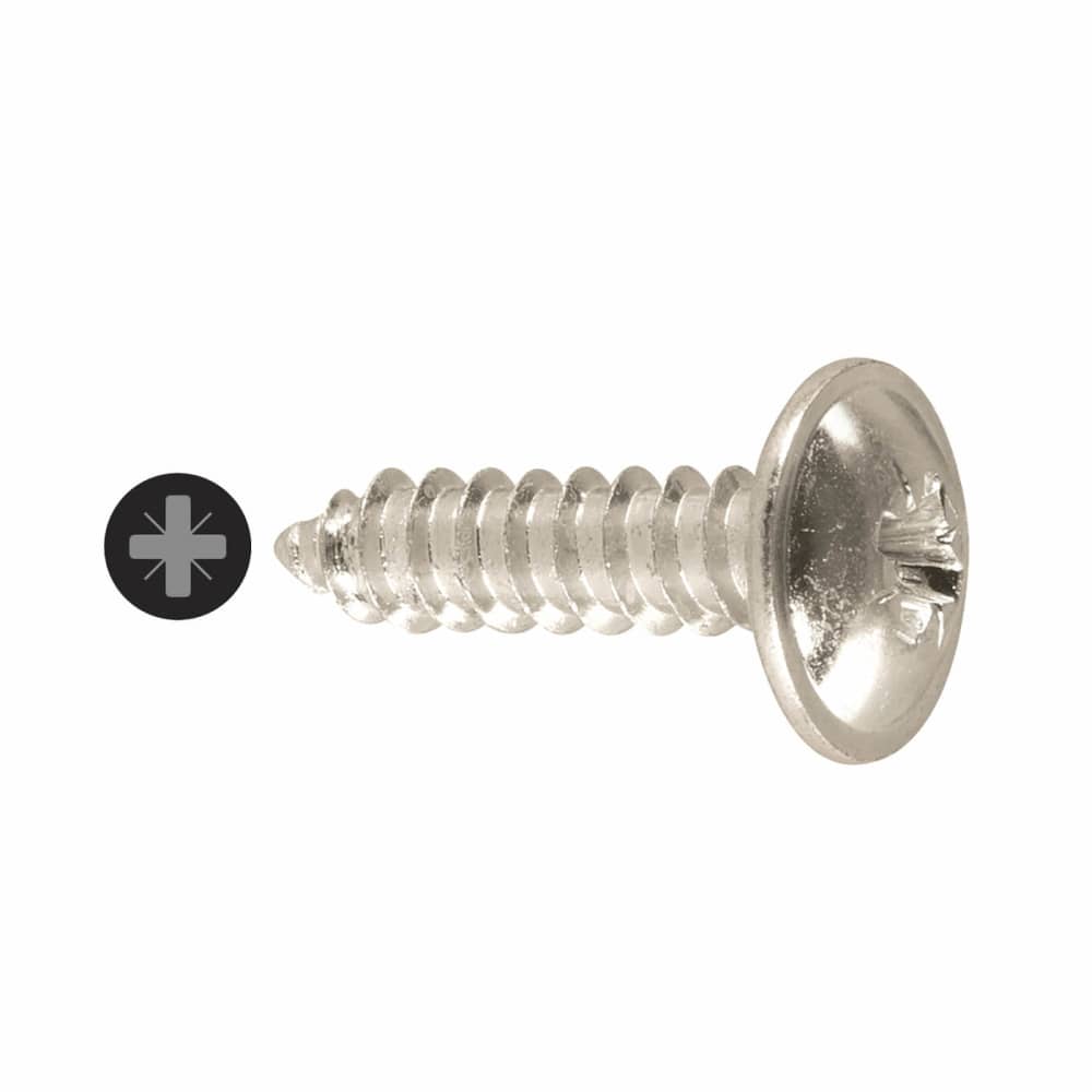TIMCO Self Tapping Screw - Flange Head - 8 x 1" - Pack of 12