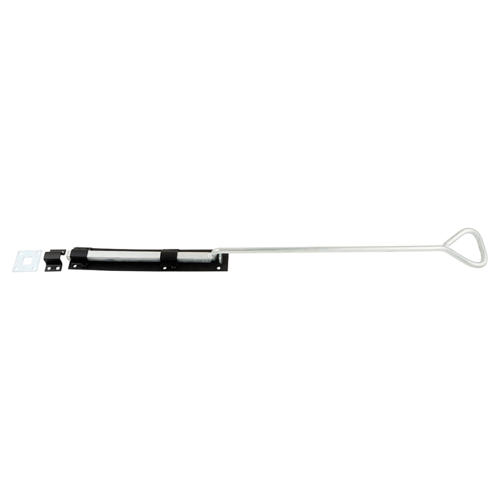 Monkey Tail Gate Bolt - Bow Handle - 755mm Length - Black Japanned