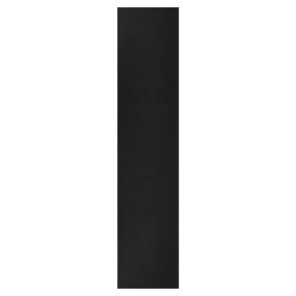 Hoppe AR624B Nylon Self-Adhesive Plain Finger Plate - 350 x 75mm - Ebony Black