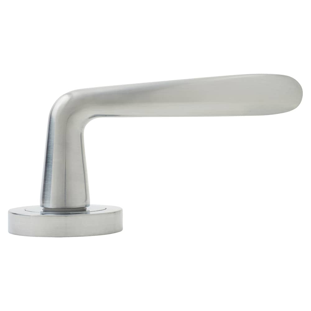 Touchpoint Eloise Door Handle on Rose - Satin Chrome