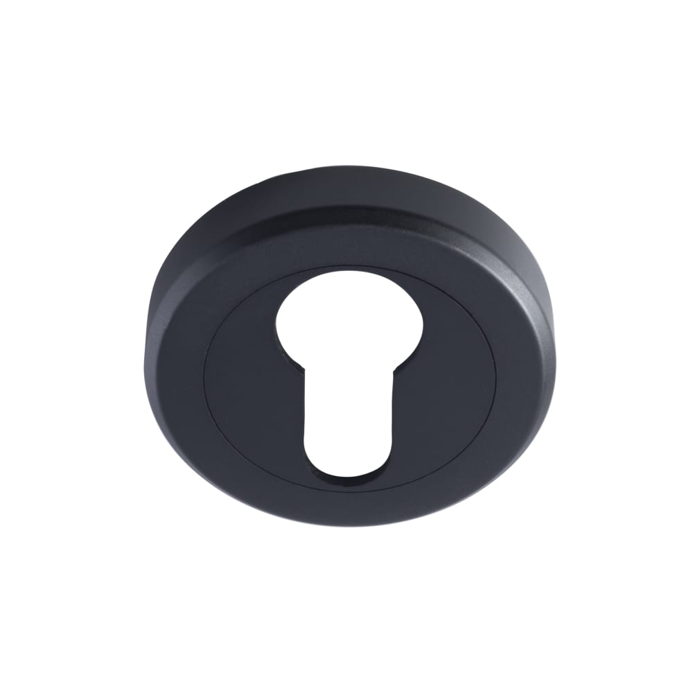Serozzetta by Carlisle Brass Escutcheon - 50 x 50mm - Euro - Matt Black