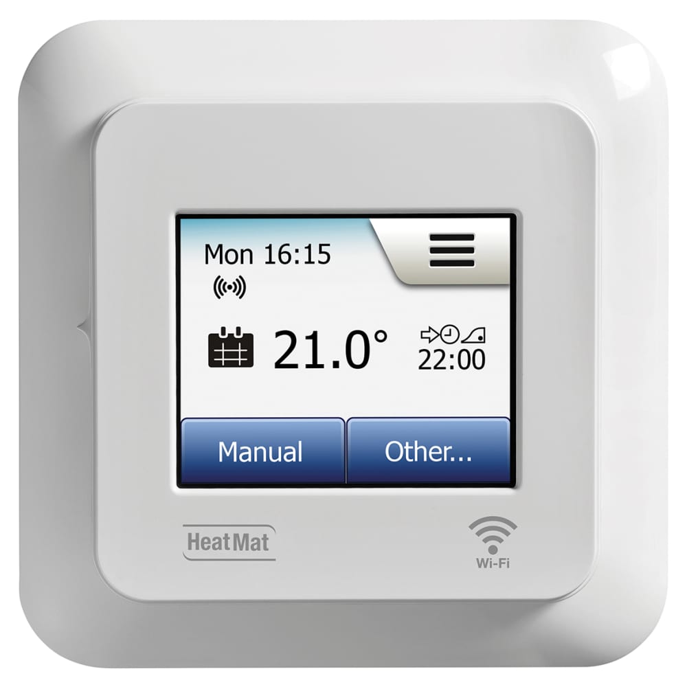 Heat Mat NGT-3.0-WiFi 16A App Controlled Thermostat for Electric Underfloor Heating - White
