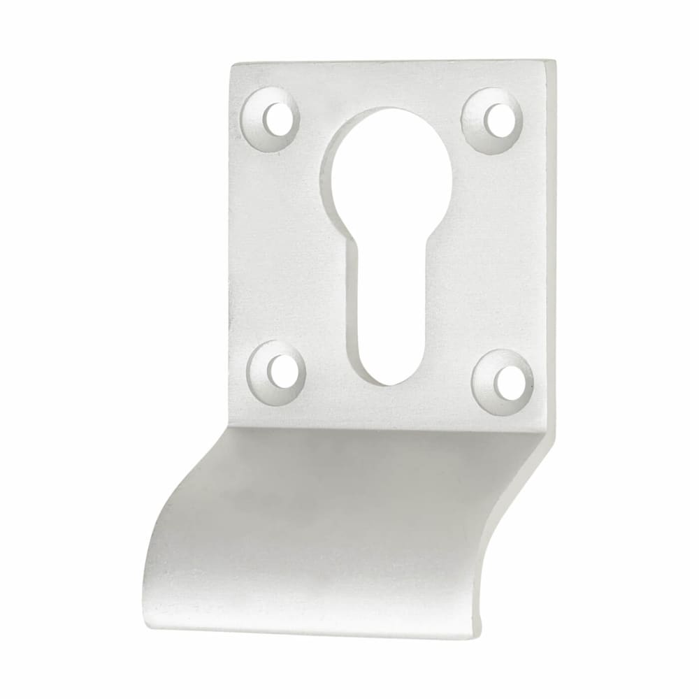 Altro Euro Cylinder Pull - 75 x 43mm - Satin Aluminium