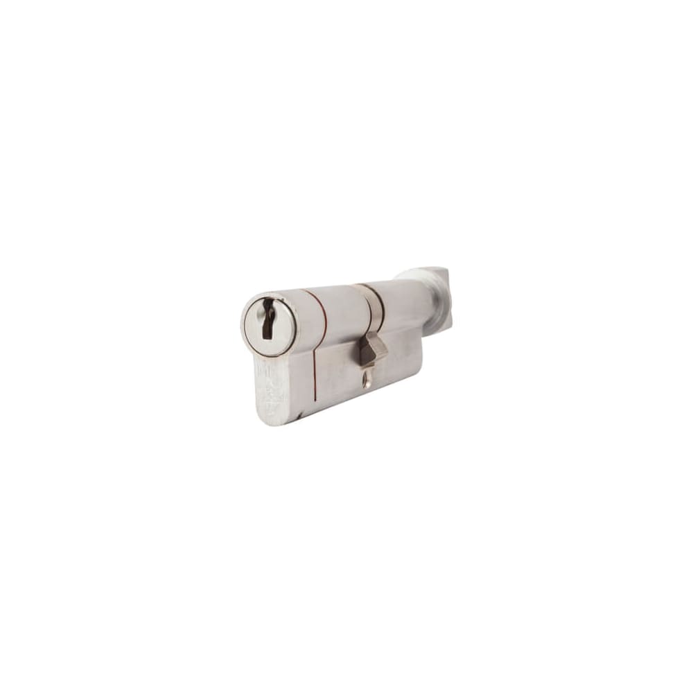 Yale 1 Star 6 Pin Kitemarked 90mm Euro Thumbturn Cylinder - 45mm Turn + 45mm - Polished Nickel 