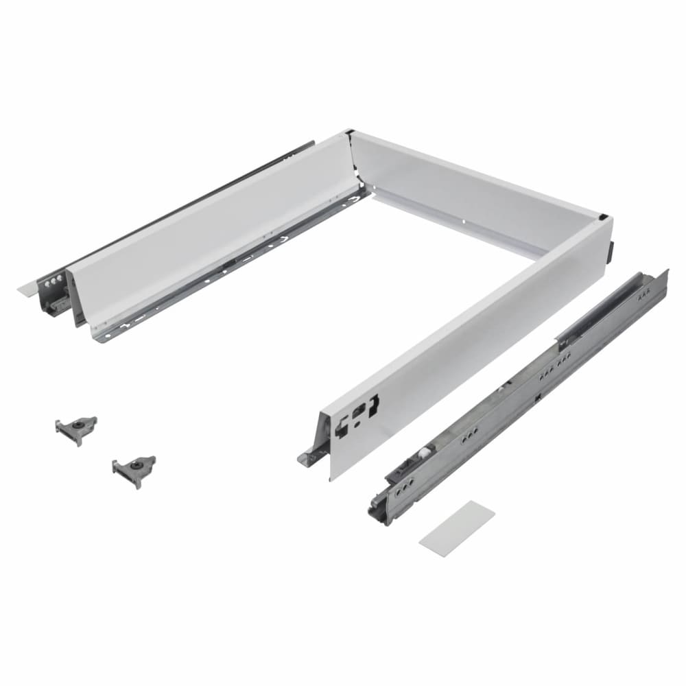 Blum TANDEMBOX ANTARO BLUMOTION Soft Close Drawer Pack - (H) 84mm x (D) 500mm x (W) 450mm - White