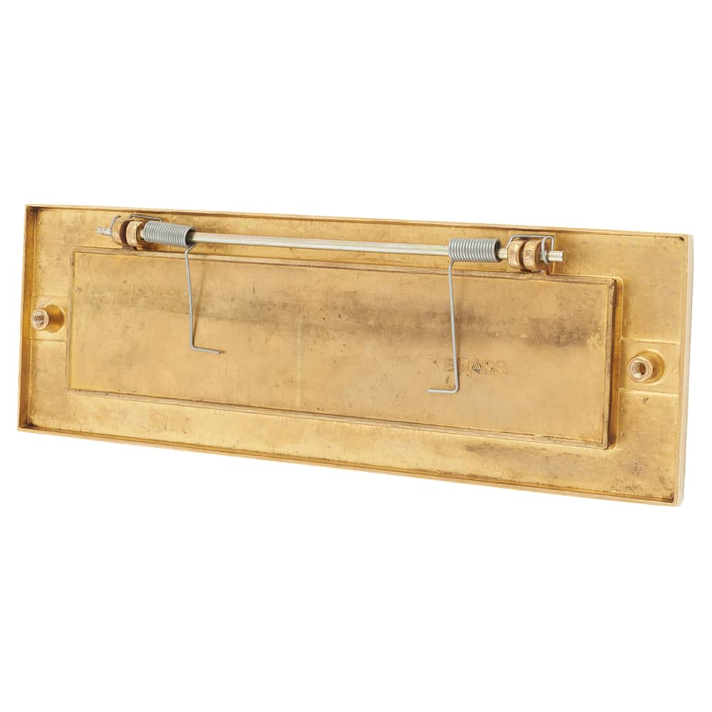 Heritage Brass by M Marcus Letter Plate - 305 x 101mm - Unlacquered Brass