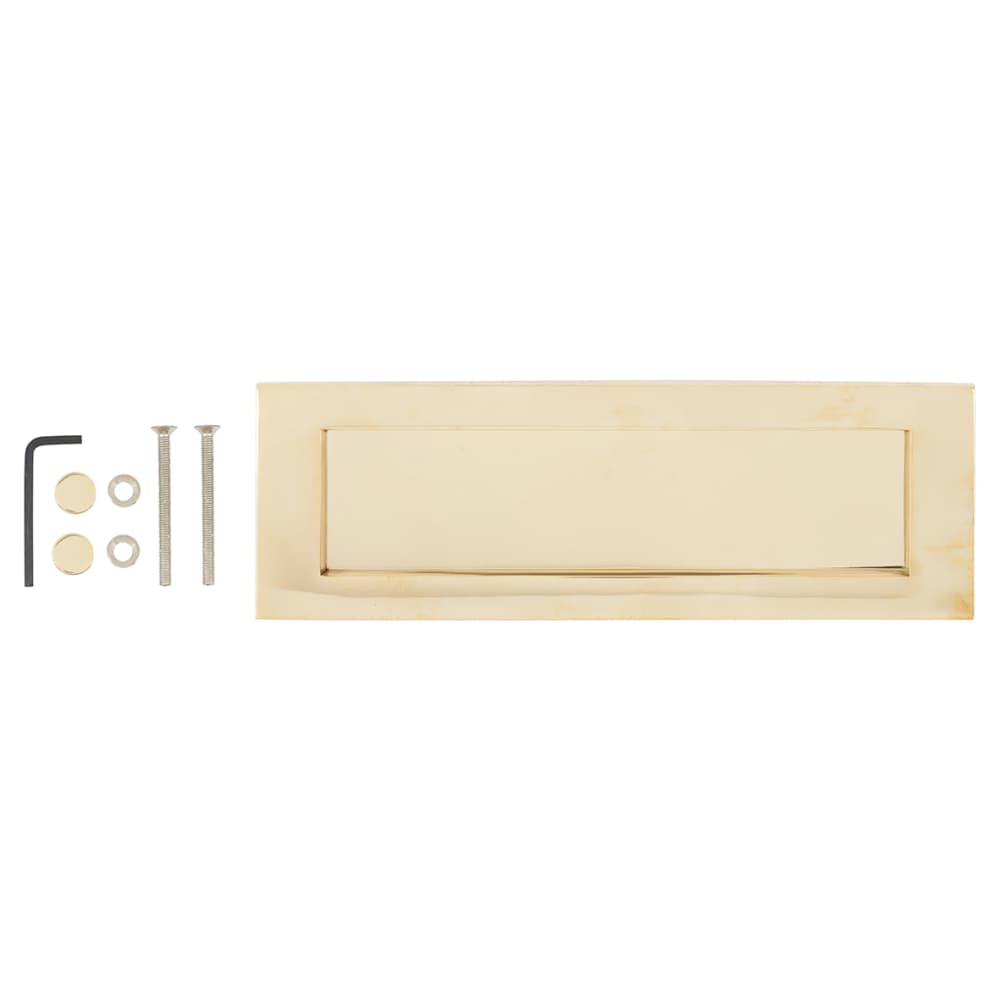 Heritage Brass by M Marcus Letter Plate - 305 x 101mm - Unlacquered Brass