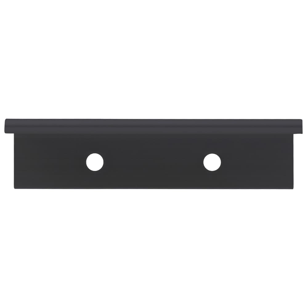 Touchpoint Serva Lipped Edge Cabinet Pull Handle - 32mm Centres - Black