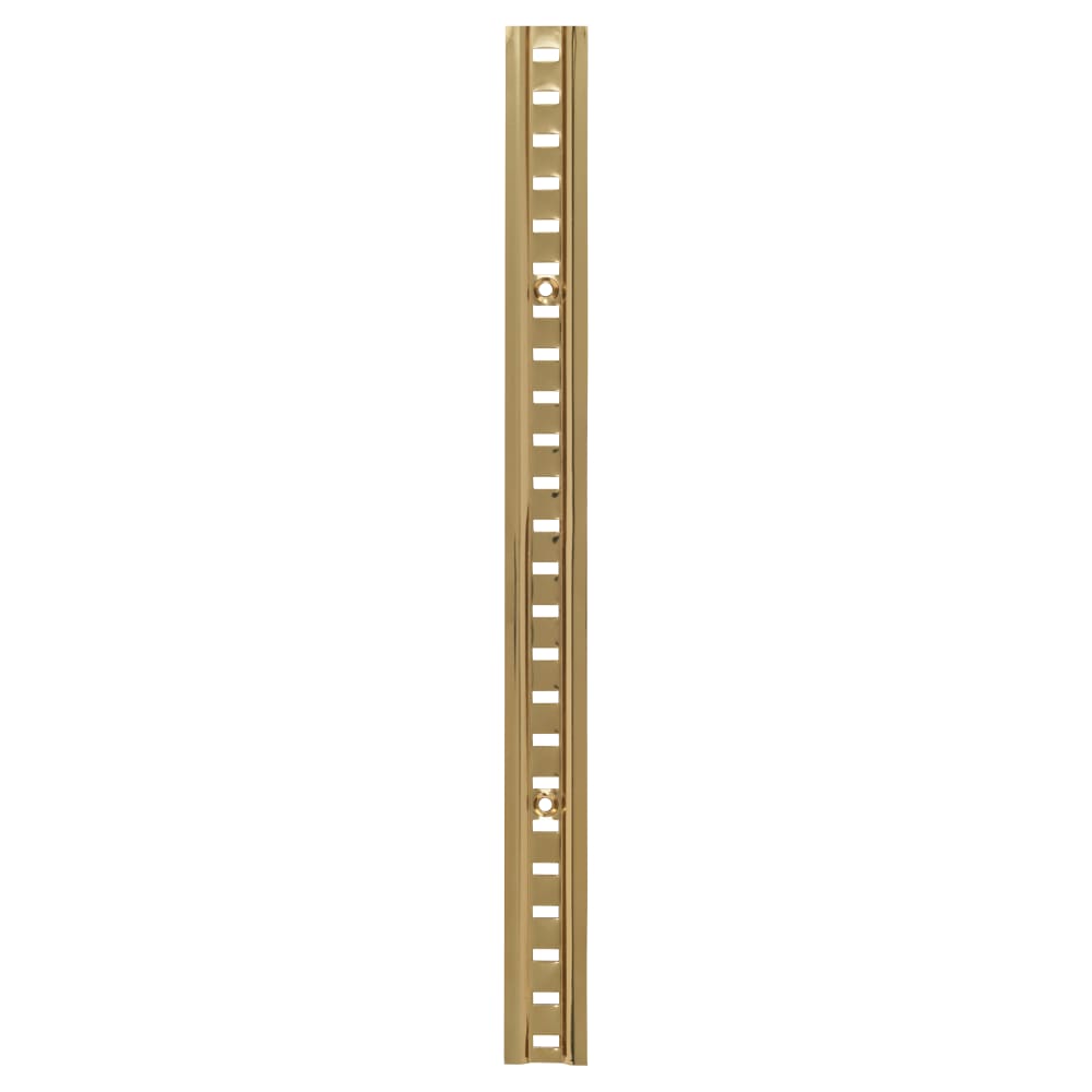 Altro Raised Bookcase Strip - 1829 x 24mm - Electro Brass Plated