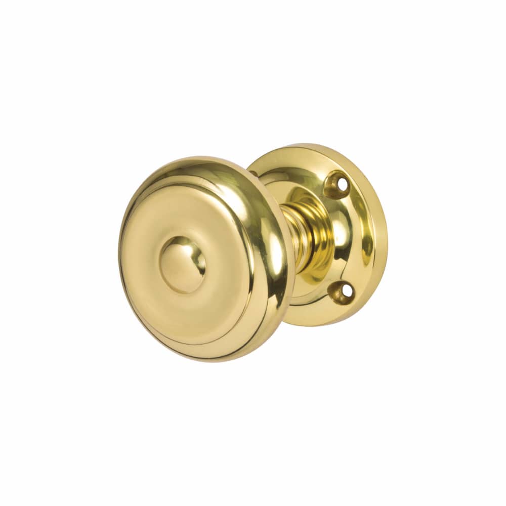 Heritage Brass by M Marcus Aylesbury Mortice Door Knob - 57mm Rose Diameter - Polished Brass