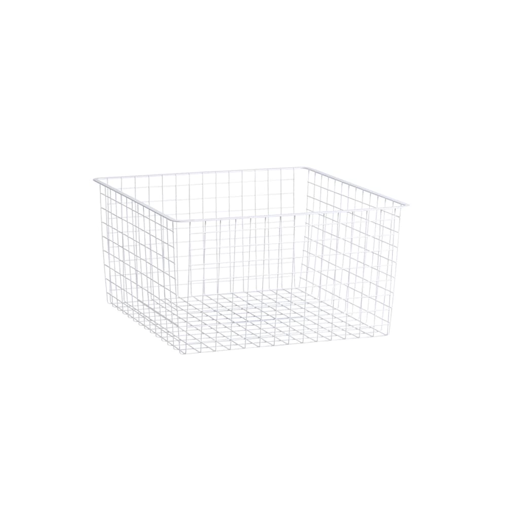elfa Top Track System - Click In Deep Wire Basket for Gliding Frame - 527 x 527 x 285mm - White