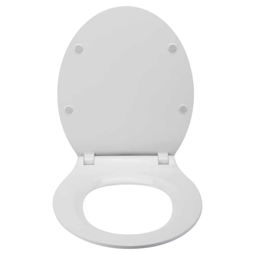 Croydex Michigan Slimline Flexi-Fix Soft Close Toilet Seat - White