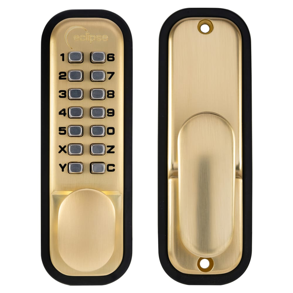 Oush Lock Button Code Eclipse ED20 Easy Code Push Button Digital Code Lock - Holdback Option ...