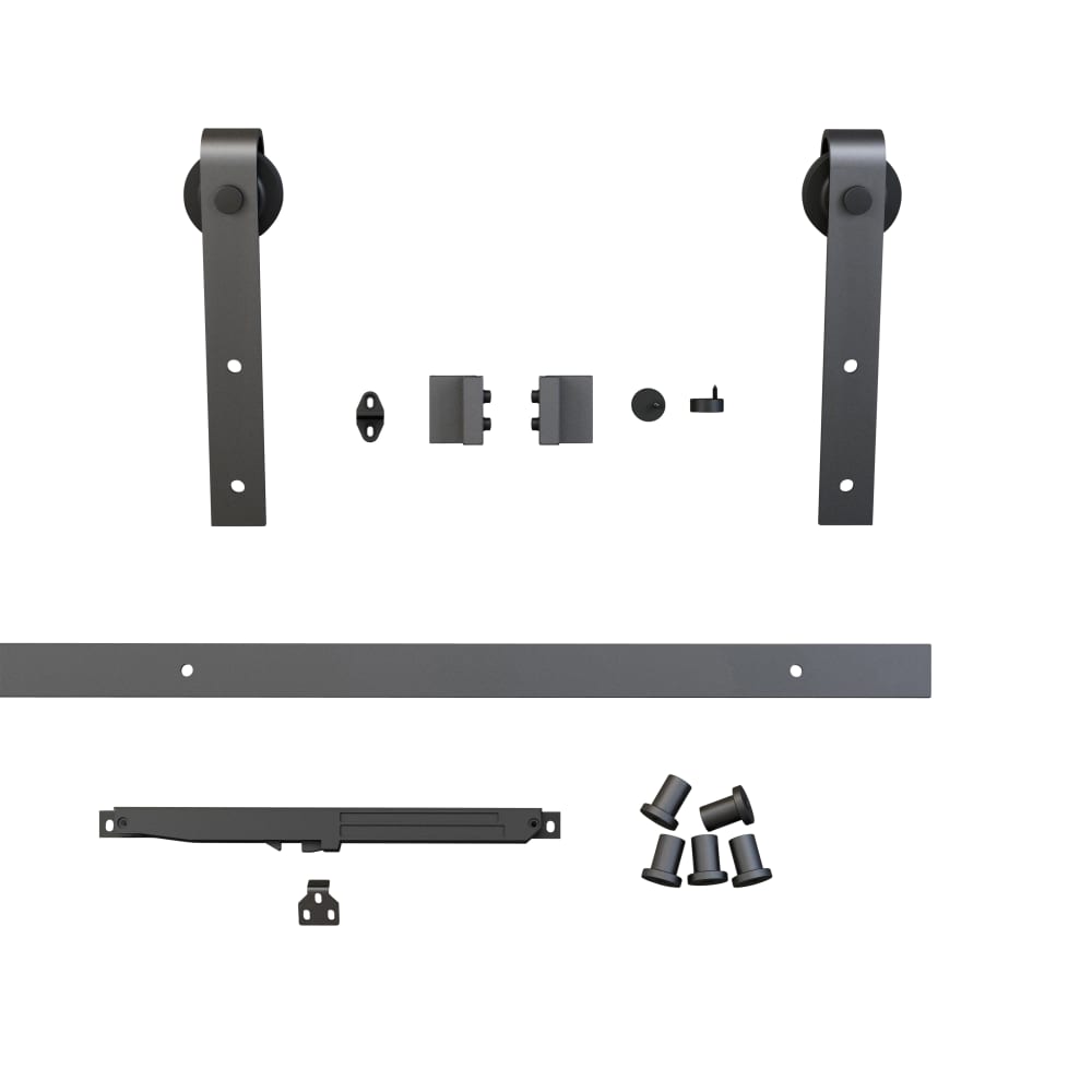 Barrierslide Barn Strap Sliding Door Gear- 2000mm - Black ...