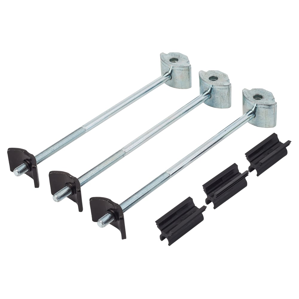 Zipbolt PPQT10 700ZIPCLIP Worktop Connectors - Suits 28mm Thick Worktops - 164mm Length - Pack of 3