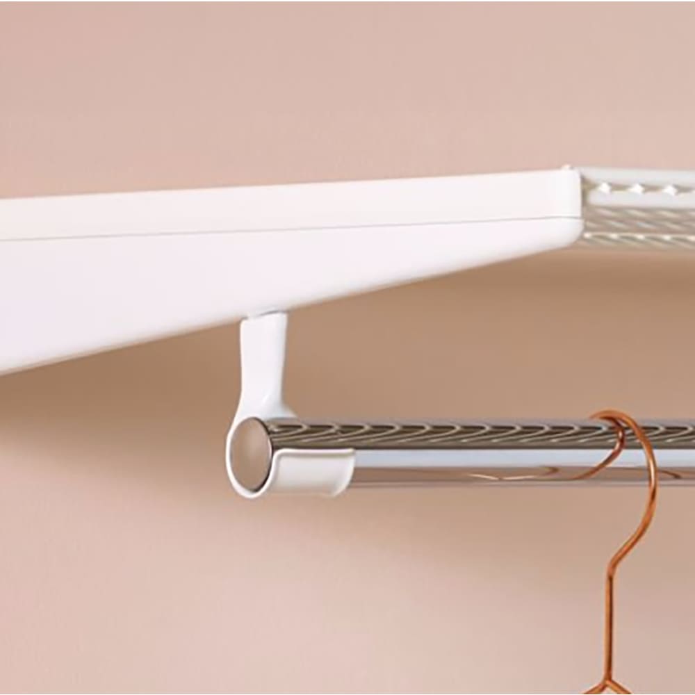 elfa Top Track System - Click In Clothes Hanging Rail - 1245mm Length - Chrome