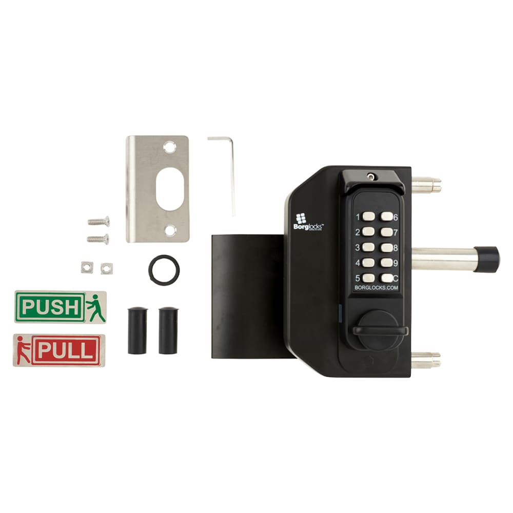 Oush Lock Button Code Borg BL3080 External Marine Grade Easicode Pro Push Button Code Lock ...