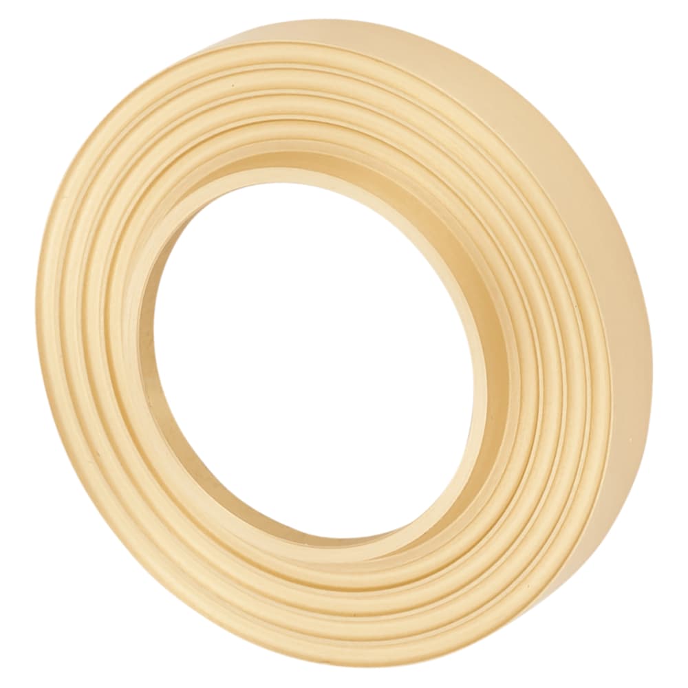 Burlington BUR10 by Frelan Mayfair Door Handle on Reeded Beehive Rose - Satin Brass