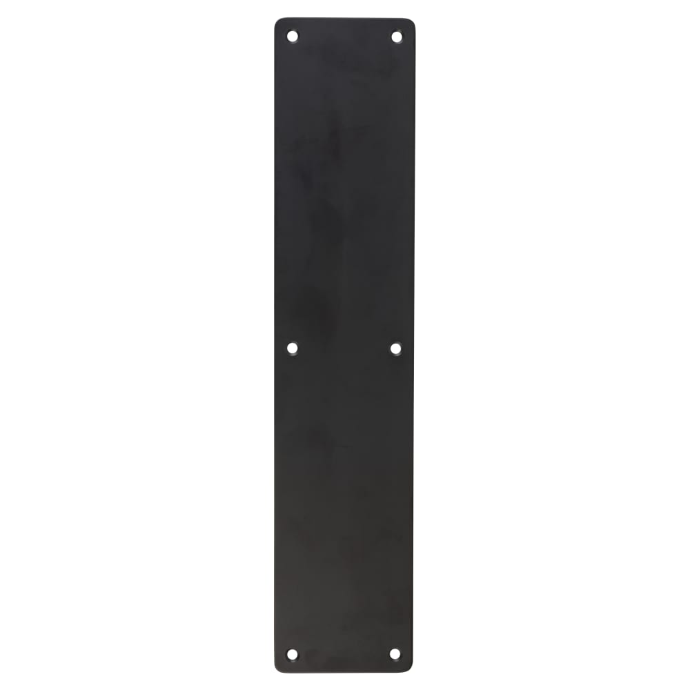 Altro Plain Finger Plate - 300 x 75 x 1.5mm - Matt Black ...