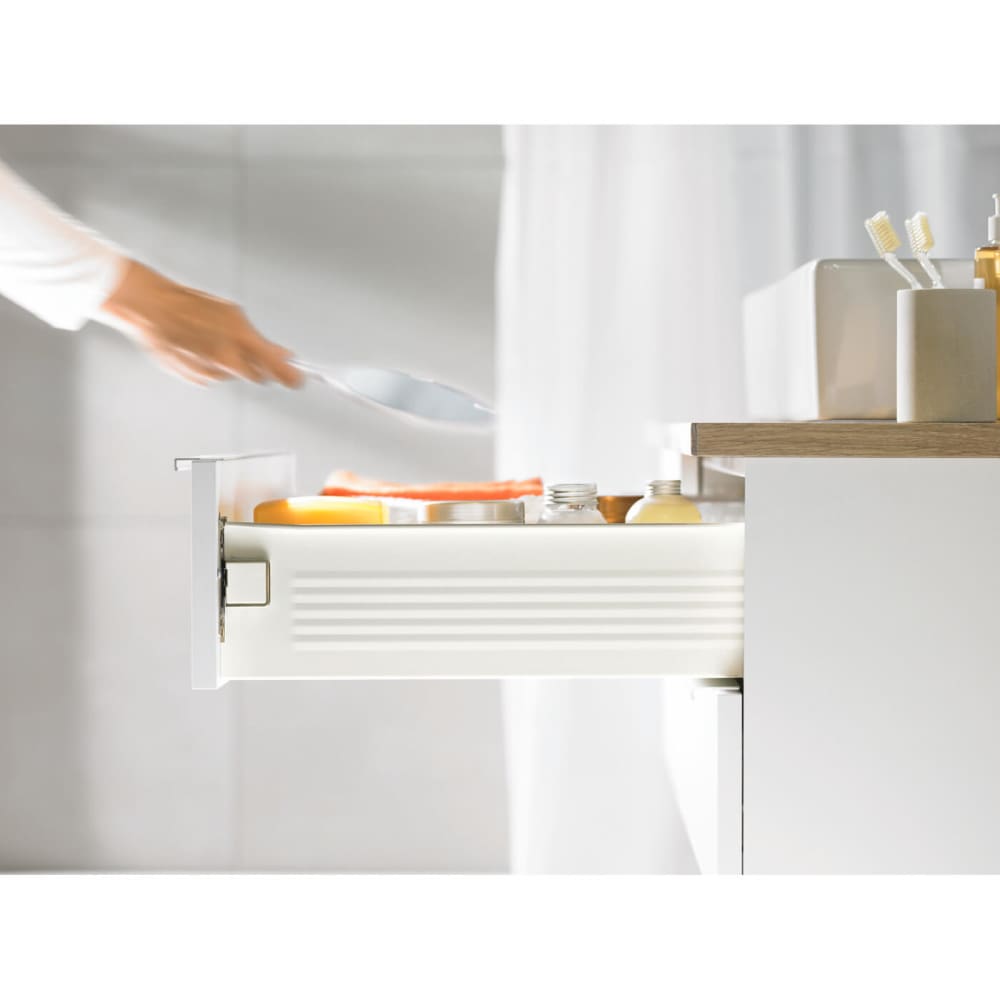Blum METABOX BLUMOTION Soft Close Drawer Pack - Single Extension - (H) 118mm x (D) 550mm - 30kg 
