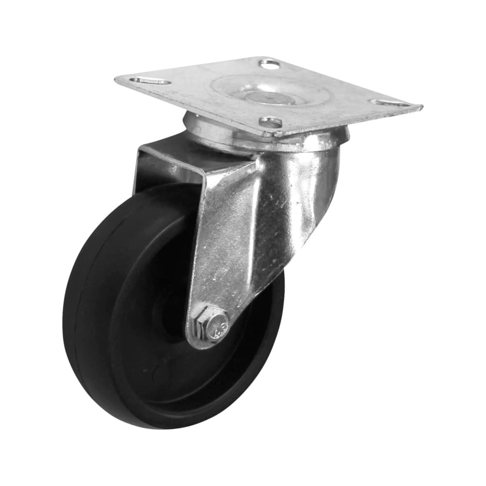 Coldene Castor - 2 x Swivel 2 x Swivel Braked - 120kg Max - 50mm Diameter - Black - Pack of 4