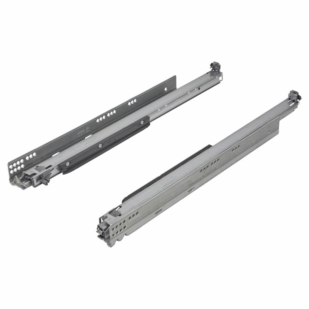 Blum MOVENTO BLUMOTION Soft Close Concealed Drawer Runner - Double Extension - 500mm Length - 70kg 