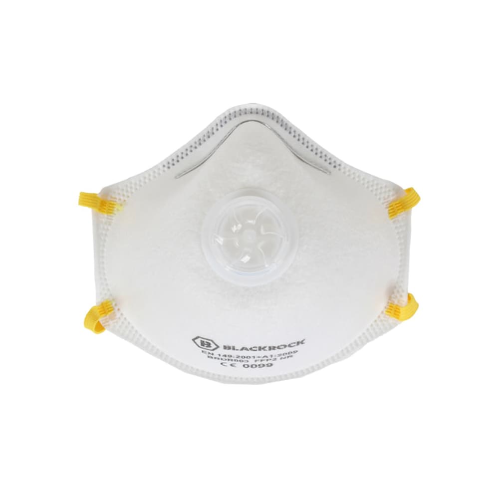 Blackrock Eazi-Breathe Moulded Disposable Respirator Mask - FFP2