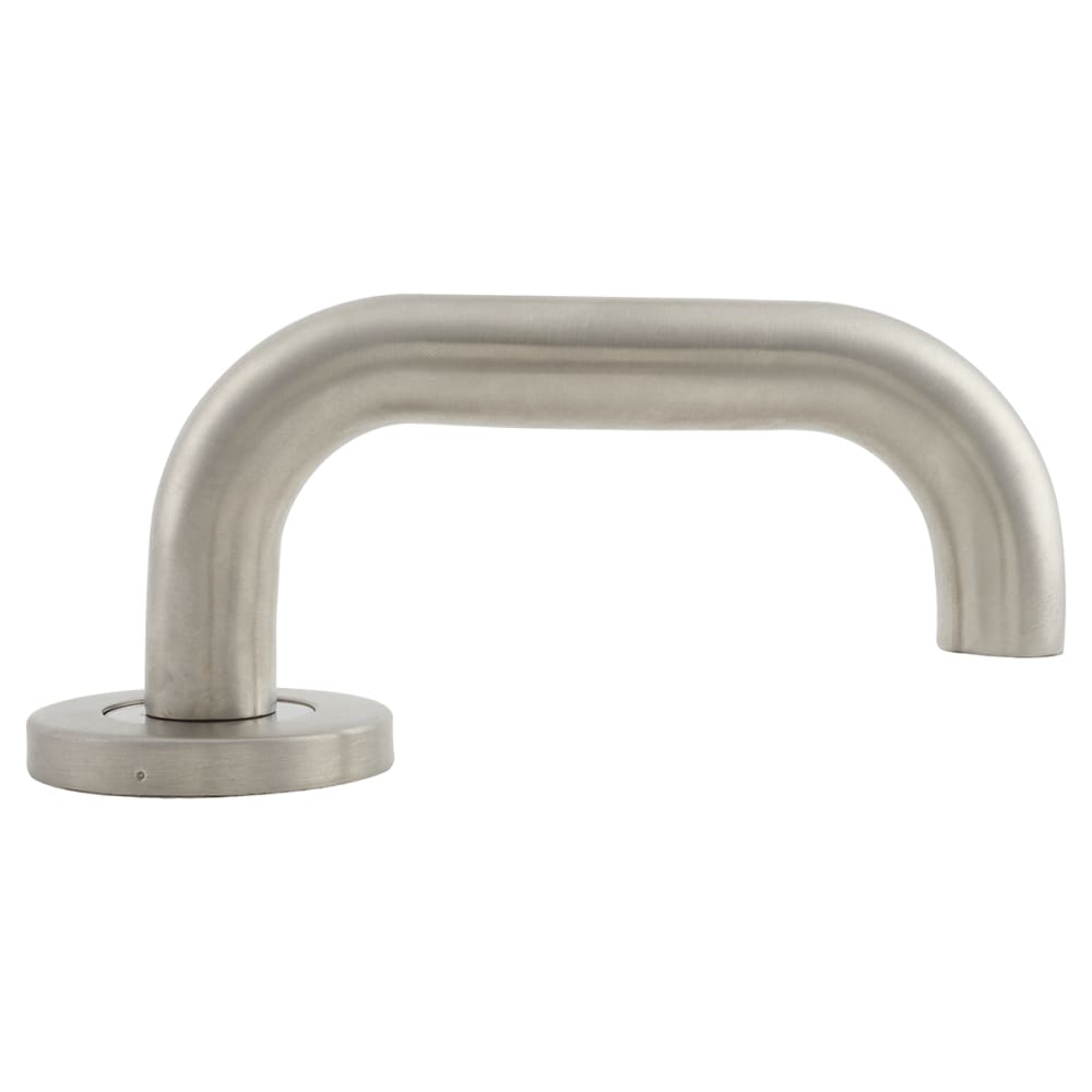 Touchpoint 19mm Return to Door Handle on Rose - Satin Stainless Steel