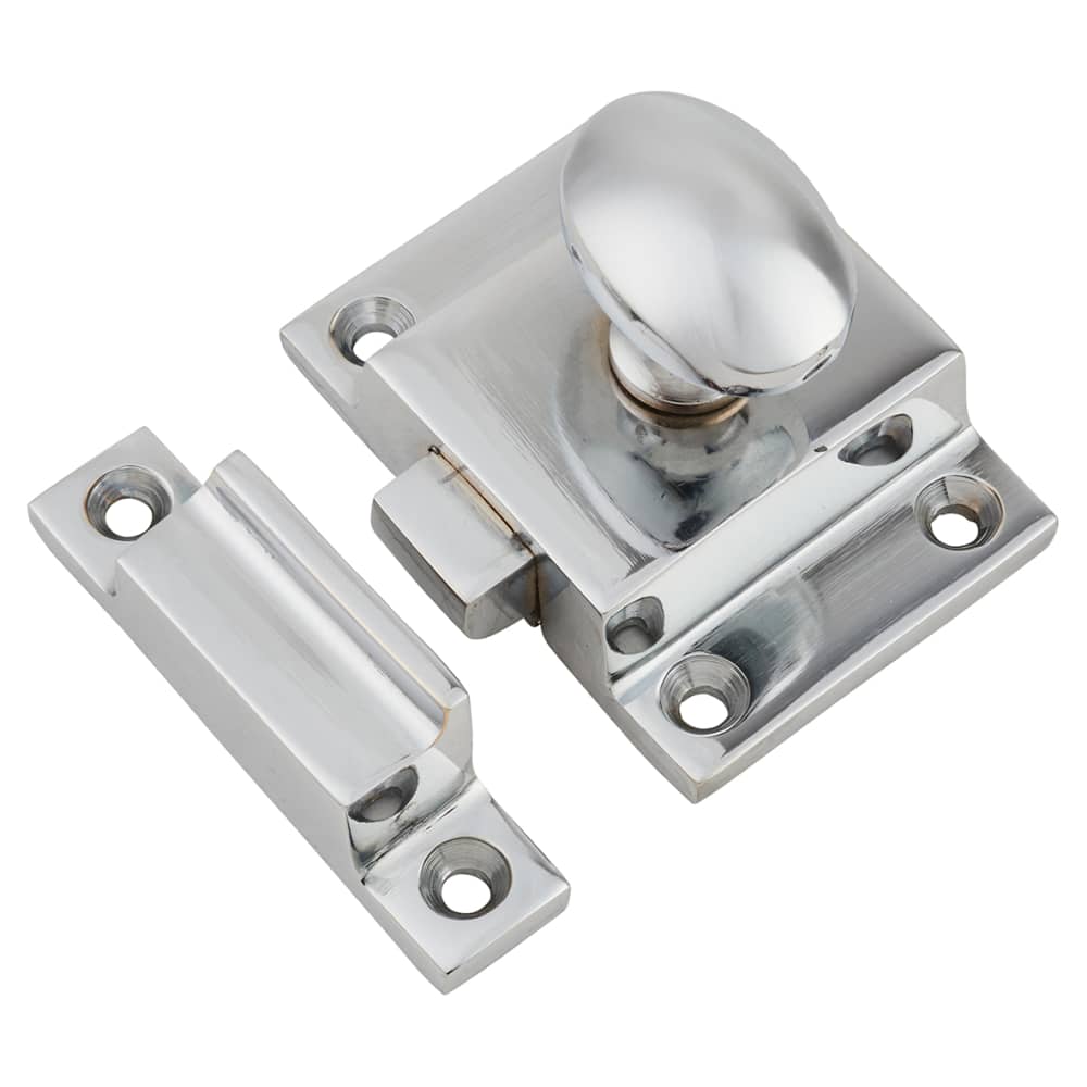 Hampstead Box Style Cupboard Catch - 55 x 40 x 35mm - Polished Chrome ...