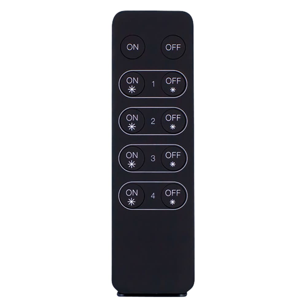 Integral LED 4 Zone Single Colour RF Receiver Handheld Remote Control
