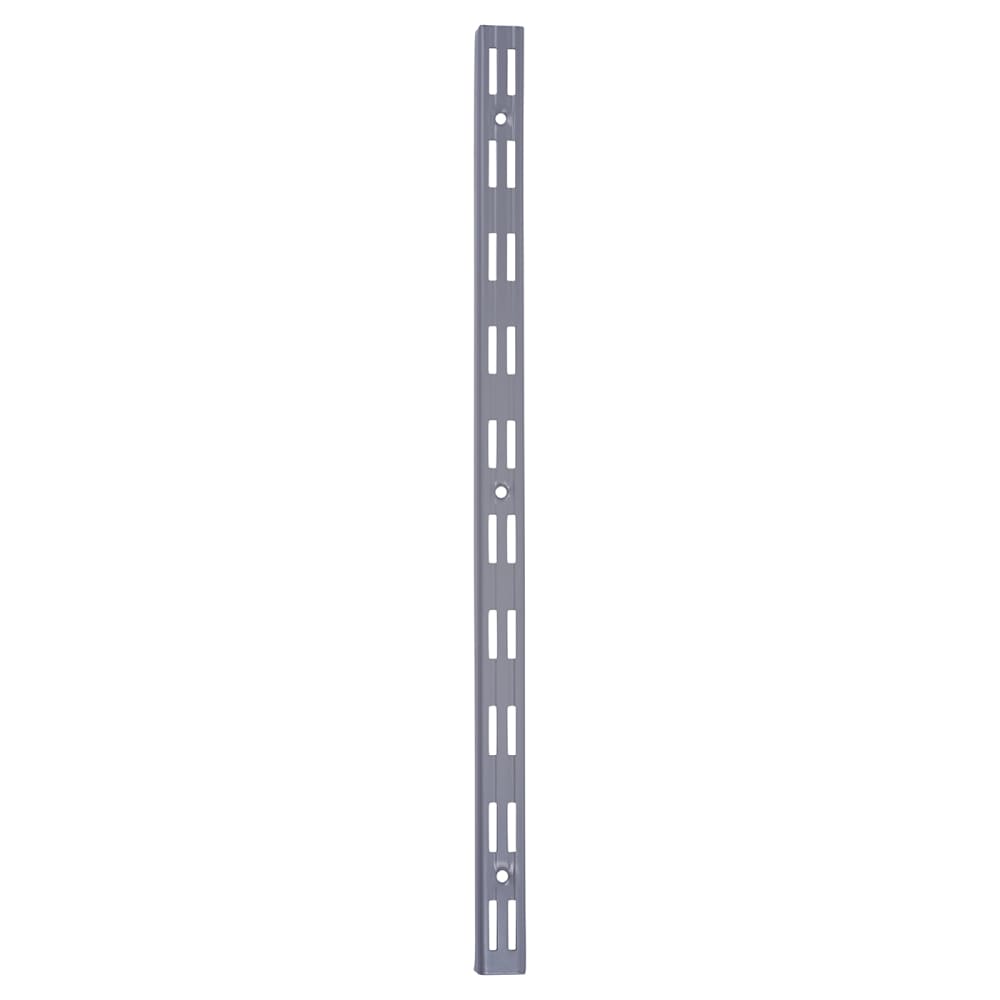 Altro Twin Slot Shelf Wall Upright - 500mm Length - Silver