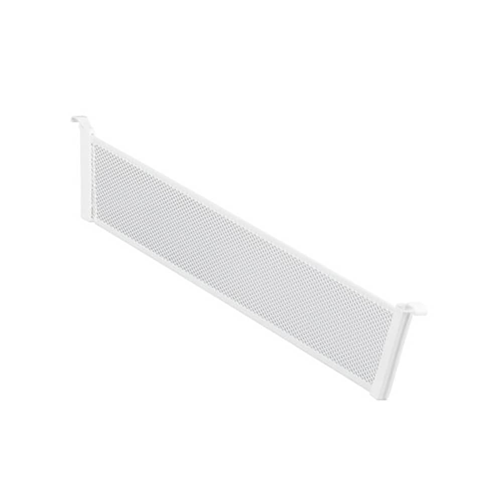 elfa Top Track System - Click In Shallow Mesh Drawer Dividers - 531 x 80mm - White - Pack of 2