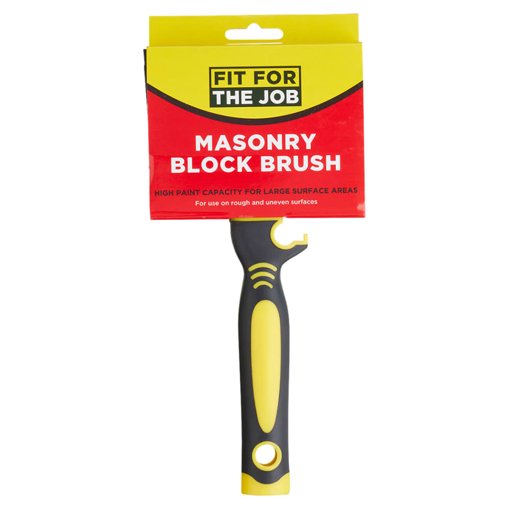 Fit For The Job Masonry Block Brush - 4"/102mm Width