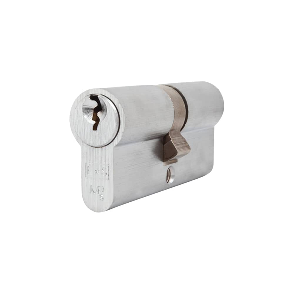 Eurospec 5 Pin 70mm Euro Double Cylinder - 35 + 35mm - Satin Chrome - Keyed Alike