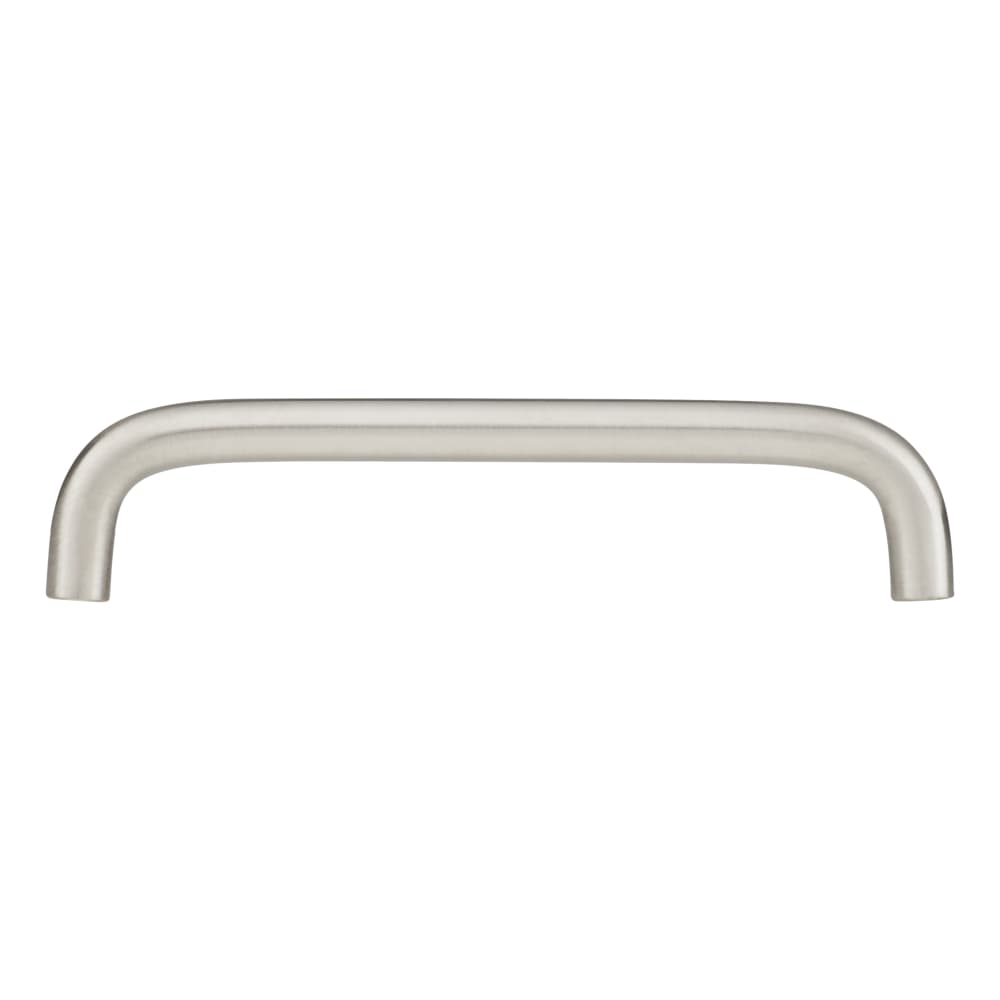 Altro 10mm D-Bar Cabinet Pull Handle - 128mm Centres - Satin Stainless Steel