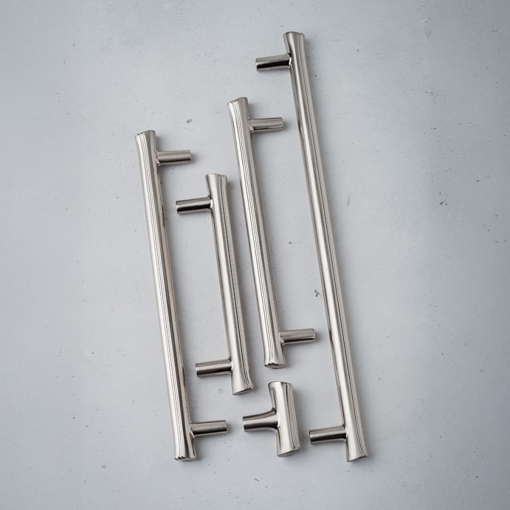 Altro Filton 11mm T-Bar Cabinet Pull Handle - 224mm Centres - Satin Nickel