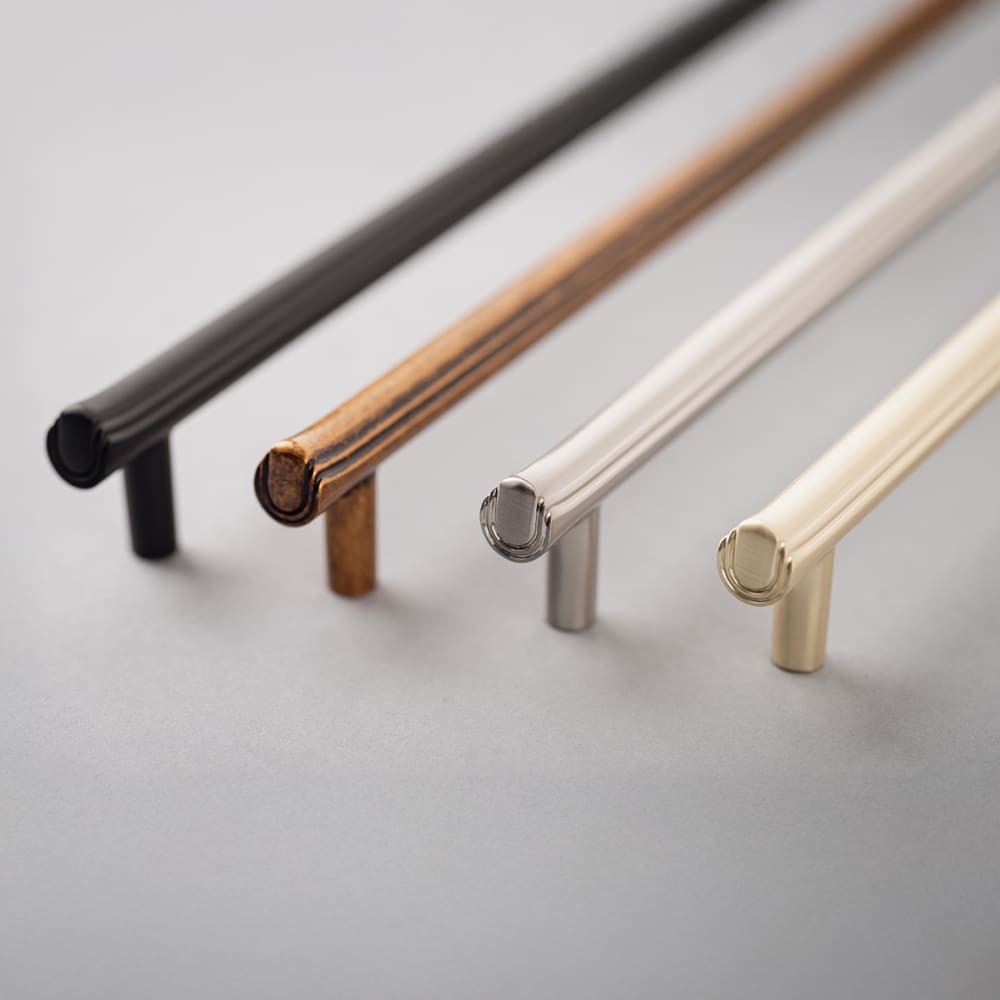 Altro Filton 11mm T-Bar Cabinet Pull Handle - 224mm Centres - Satin Nickel