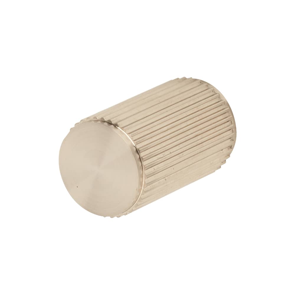 Carlisle Brass Lines Cylinder Cabinet Knob - 18mm Diameter - Satin Nickel