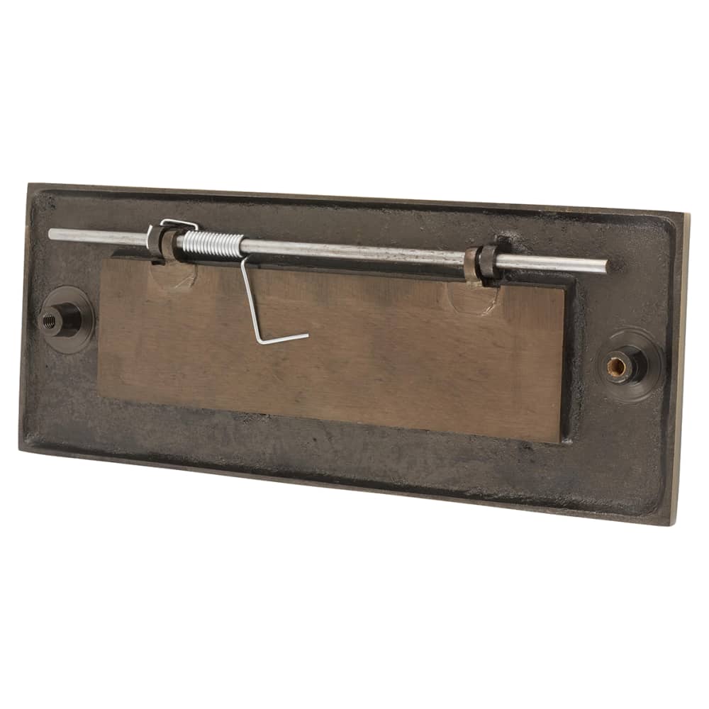 Heritage Brass by M Marcus Embossed Letter Plate - 254 x 102mm - Antique Brass