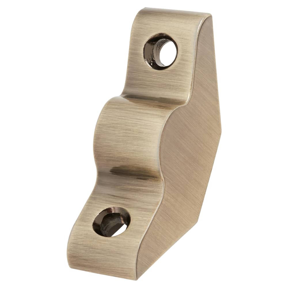Altro Stair Rod with Plain Finials - 900mm Length - Antique Brass