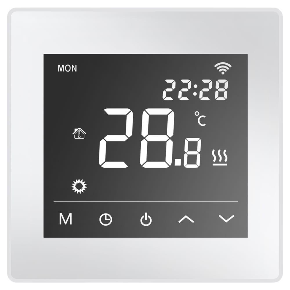 Heat My Home HMH200W App Controlled Thermostat for Electric Underfloor Heating - White